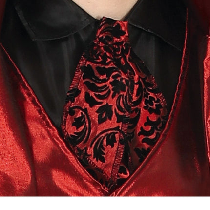 Costume da Vampiro Halloween Uomo Rosso