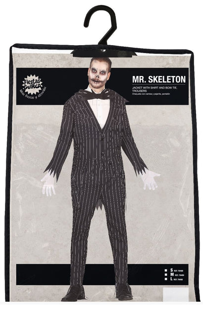 MR Scheletro Costume Halloween Uomo