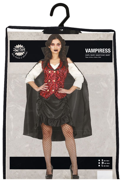 Costume da vampiro per Halloween da donna