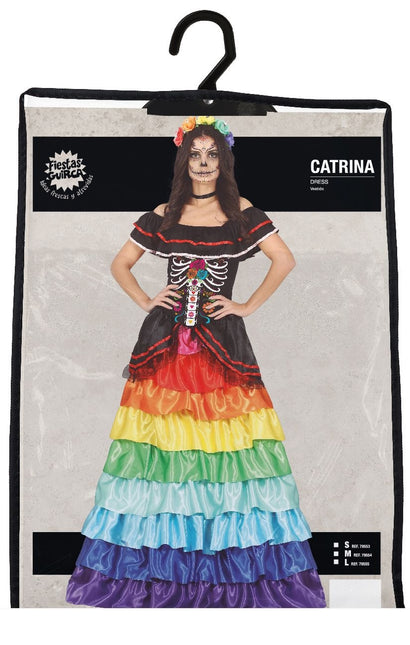 Costume di Halloween Dia De Los Muertos Donna