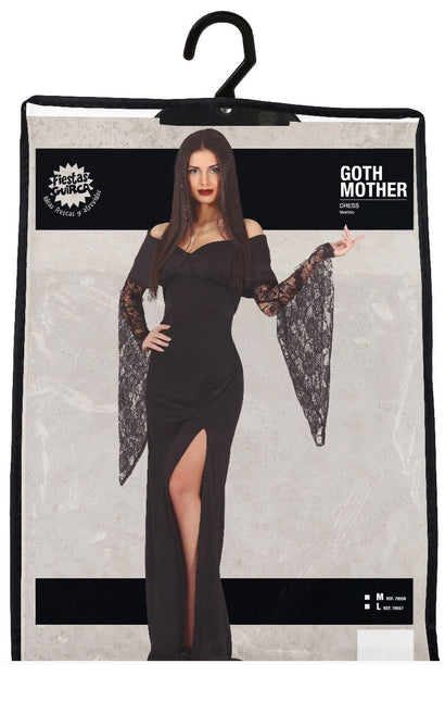 Costume di Halloween gotico da donna nero