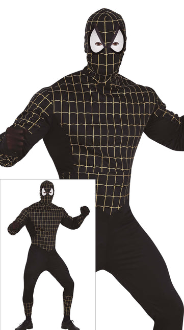 Costume Spiderman Uomo Nero