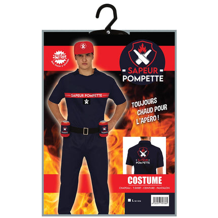 Sapeur Pompette Costume Uomo L