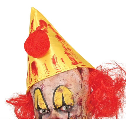 Costume da clown assassino da uomo giallo