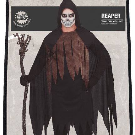 Costume da Killer Halloween Uomo Nero L