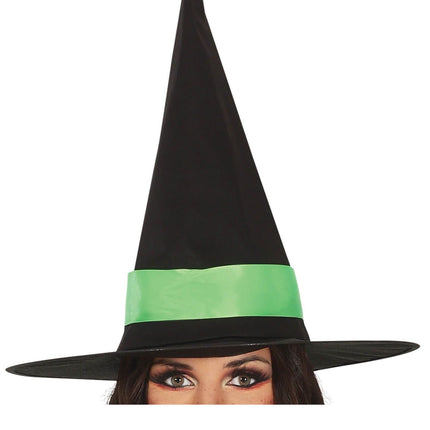 Costume da strega di Halloween da donna verde