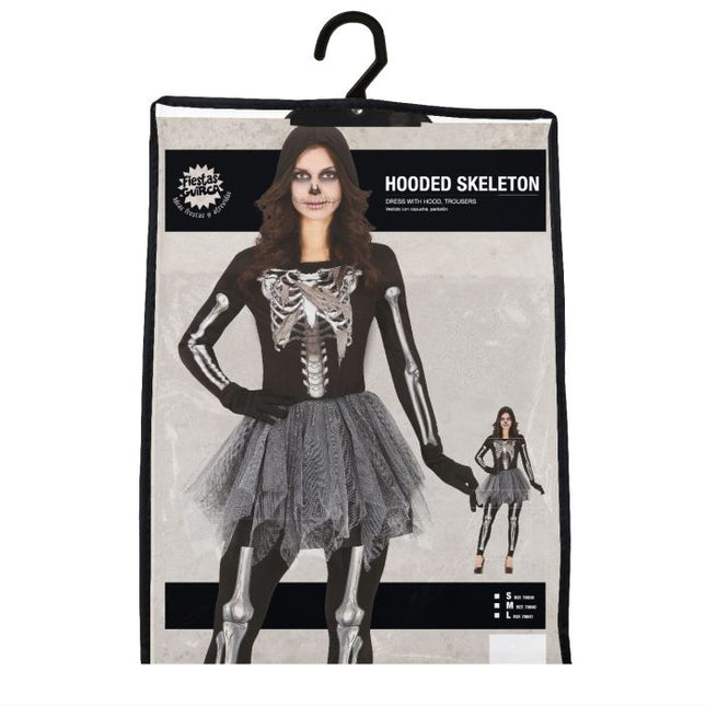 Tutù da donna per il costume di Halloween da scheletro