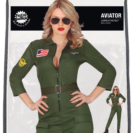 Costume da pilota donna Top Gun