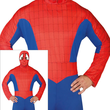 Costume da Spiderman Rosso Blu Uomo