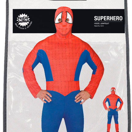 Costume da Spiderman Rosso Blu Uomo