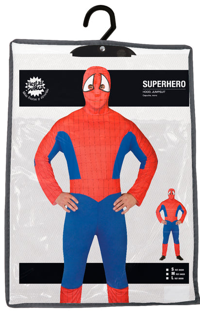 Costume da Uomo Spiderman Rosso Blu