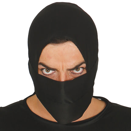 Costume Ninja Uomo Nero L