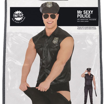 Costume da poliziotto uomo nero sexy