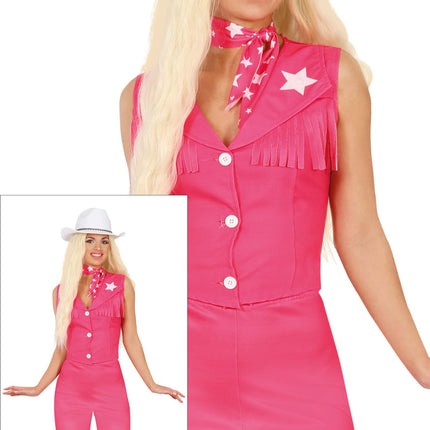 Costume da Cowgirl Rosa Donna