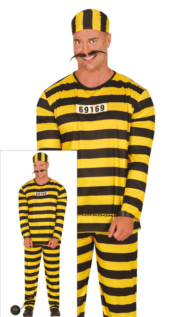 Copsuit Giallo Nero Uomo