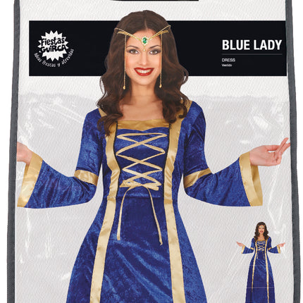 Costume Jonkvrouw Blu Donna