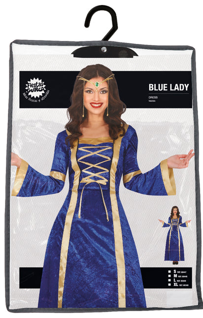 Costume Jonkvrouw Blu Donna