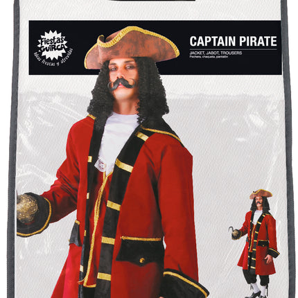 Abito da pirata Bordeaux Red Uomo