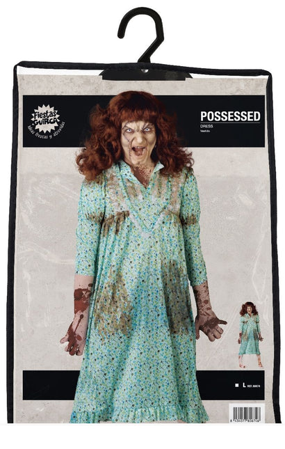 Costume da donna posseduta per Halloween Donna L