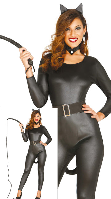 Costume da gatto da donna nero