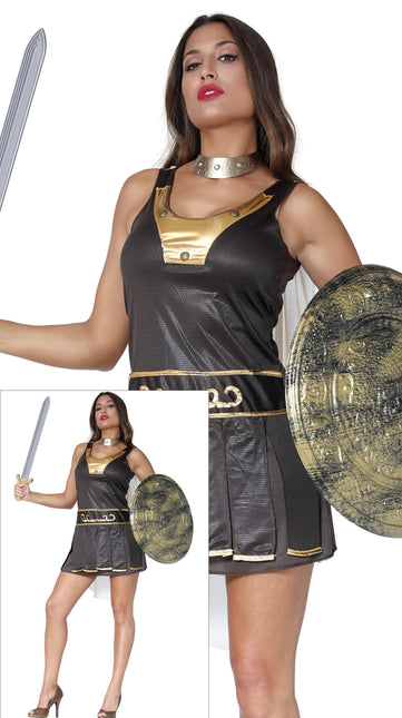 Costume da Gladiatore Donna Spartacus