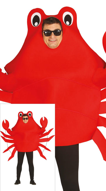 Costume da granchio rosso uomo