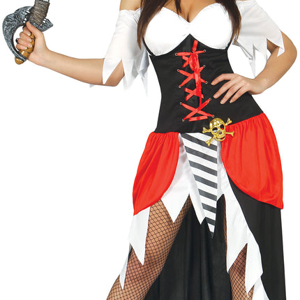 Piratesuit Donna Rosso Deluxe