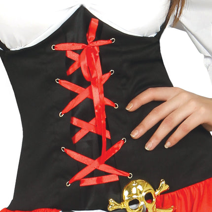 Piratesuit Donna Rosso Deluxe