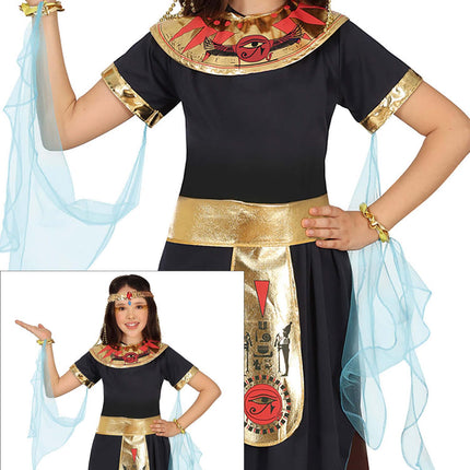 Costume da Cleopatra Ragazza Nera