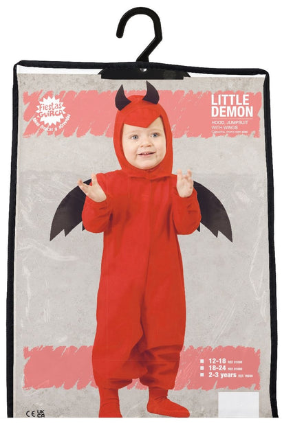 Costume da Diavolo per Halloween Bambino Rosso Nero