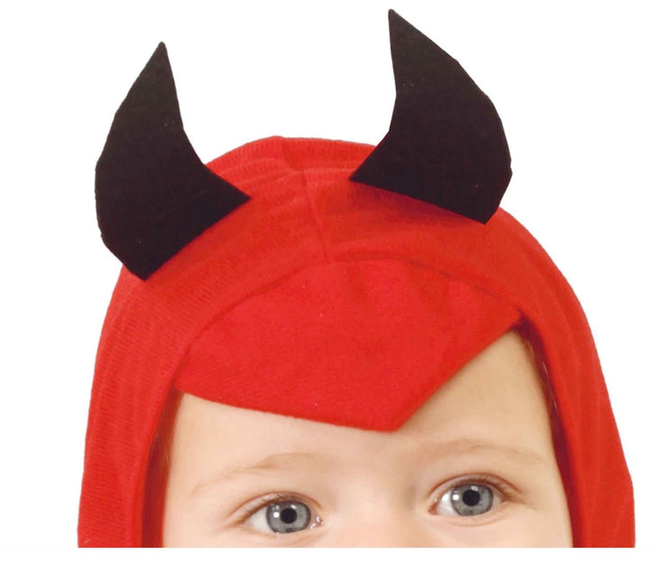 Costume da Diavolo per Halloween Bambino Rosso Nero