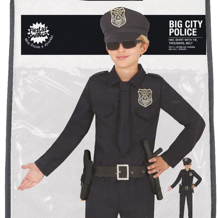 Costume da poliziotto ragazzo nero