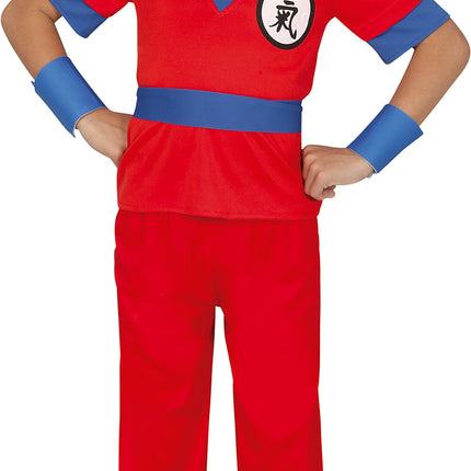 Costume da Goku Dragon Ball Z Bambino Rosso