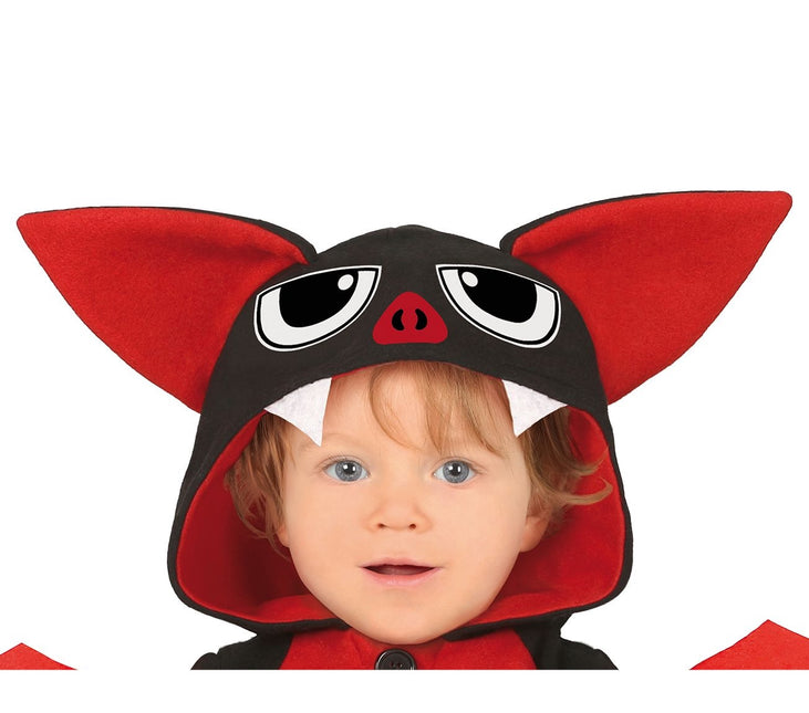 Costume da pipistrello per bambino rosso