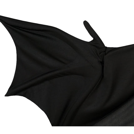 Costume da pipistrello per Halloween bambino nero 7/9 anni