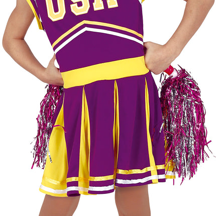 Tuta da Cheerleader Bambino Viola