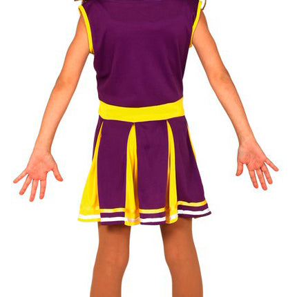 Tuta da Cheerleader Bambino Viola