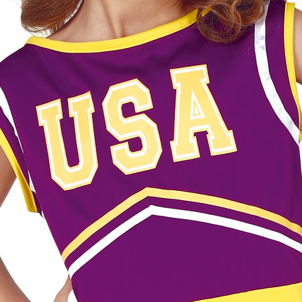 Tuta da Cheerleader Bambino Viola