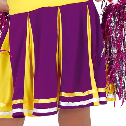 Tuta da Cheerleader Bambino Viola