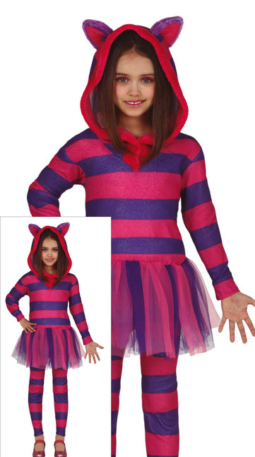 Costume da gatto per bambino viola