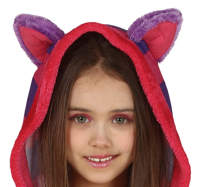 Costume da gatto per bambino viola