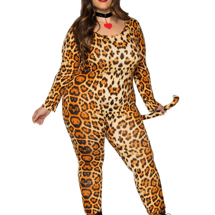 Cougar Catsuit Ladies Leg Avenue