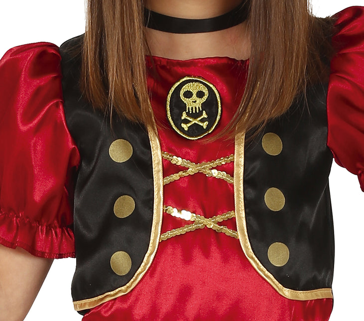 Costume da pirata bambino rosso