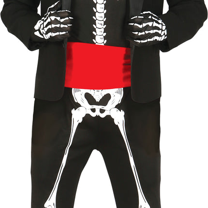 Costume messicano da uomo scheletro