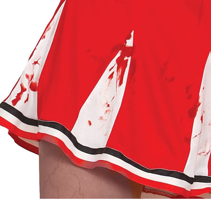 Costume di Halloween da zombie per donna Cheerleader