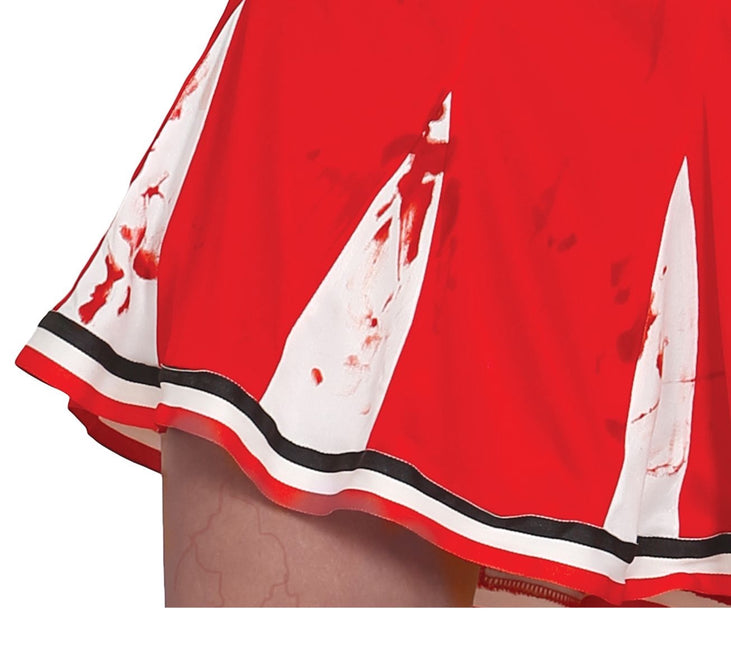 Costume di Halloween da zombie per donna Cheerleader