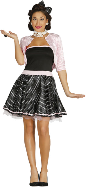 Costume Grease Donna Rosa anni '50