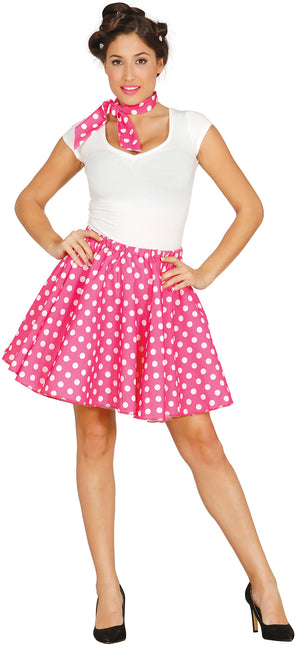 Set di costumi Grease Rosa anni '50 Donna L