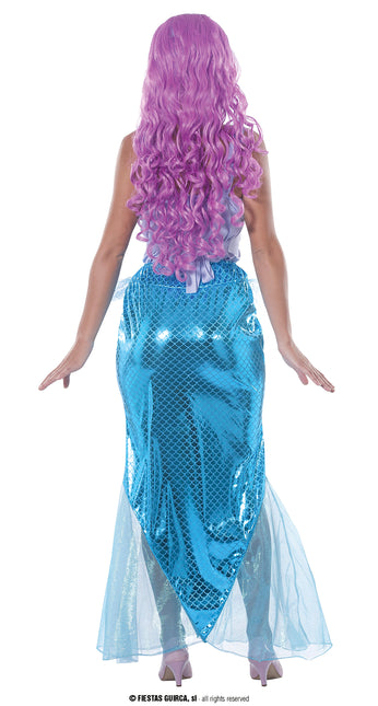 Costume da sirena Viola Blu Donna