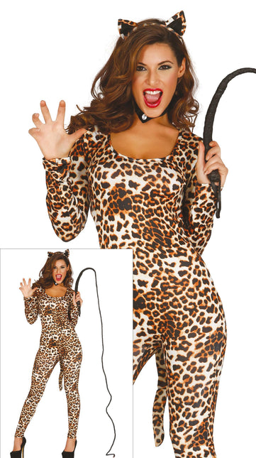 Tuta Second Skin Leopard Ladies